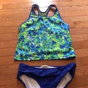 Speedo girls size 14 tankini